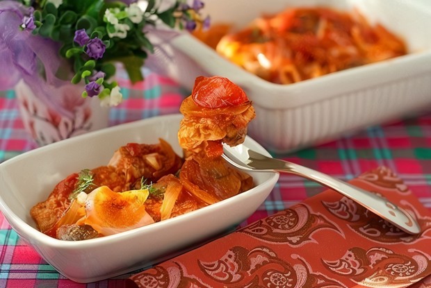 Горбуша, запеченная в духовке