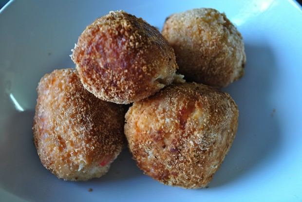 Горячие крабовые шарики