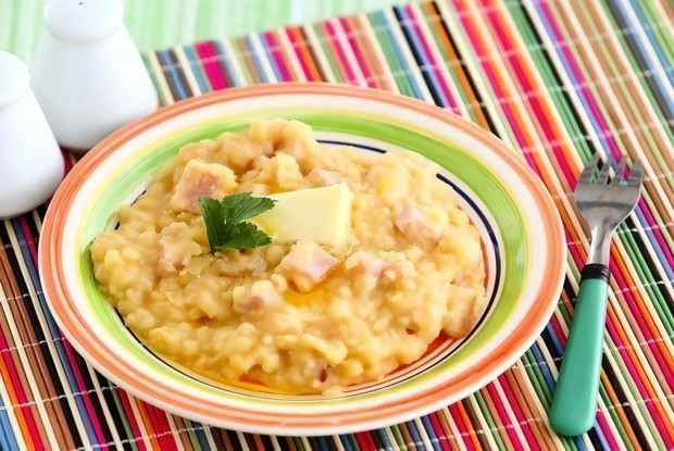 Гороховая каша в мультиварке