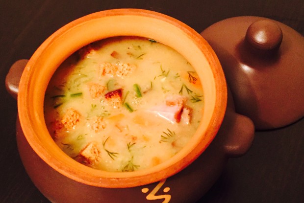 Гороховый суп на свиных ребрах