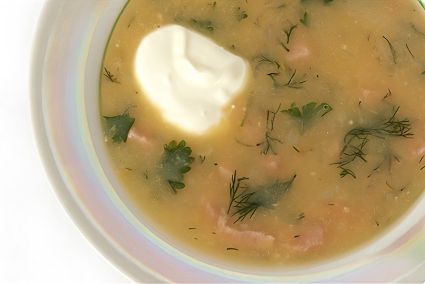 Гороховый суп с ветчиной