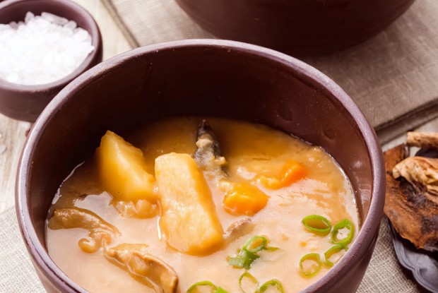 Гороховый суп с сухими грибами