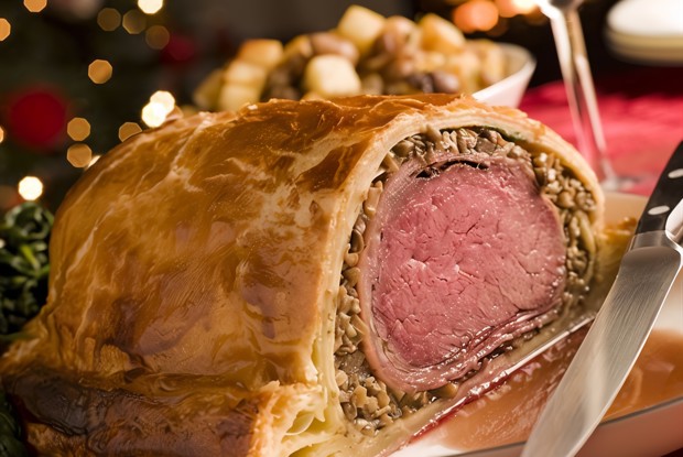 Говядина «Веллингтон» с паштетом