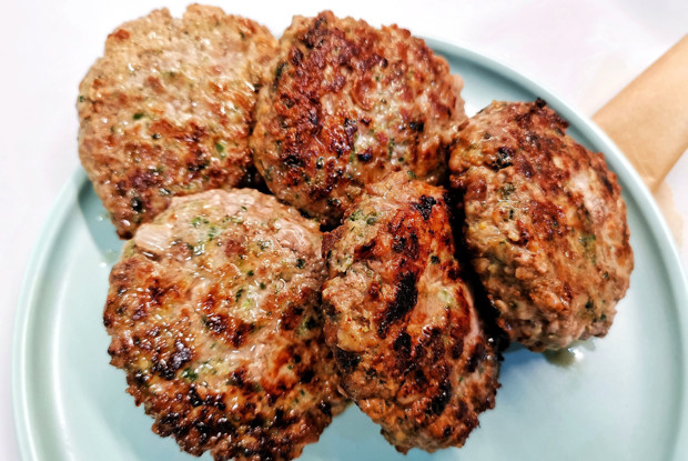 Говяжьи котлеты с тыквой и сливками