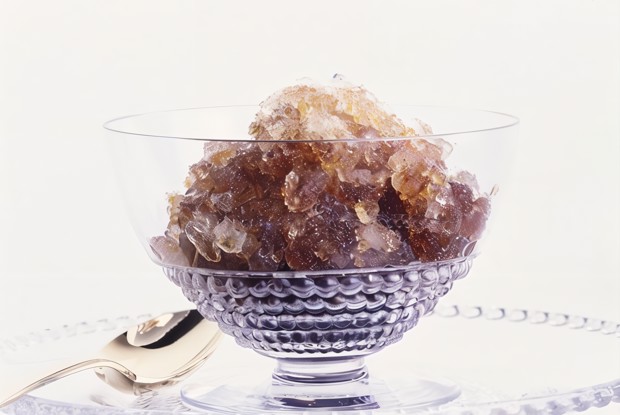 Гранита из лимонного чая