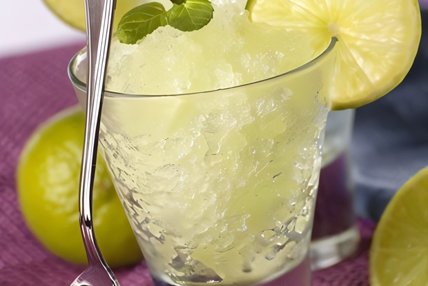Гранита из шампанского и лайма
