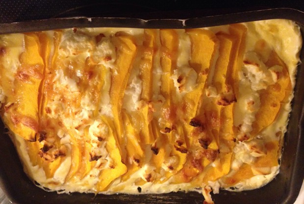 Гратен из тыквы