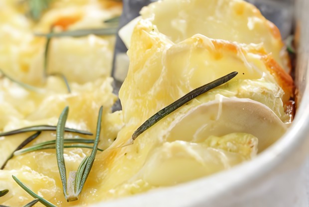 Гратен с картофелем и репой