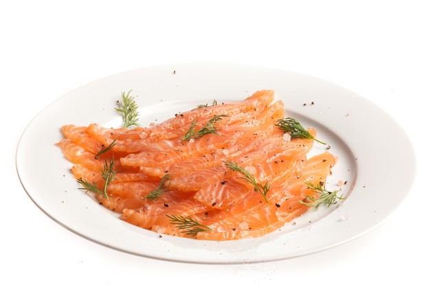 Слабосоленый лосось (гравлакс)