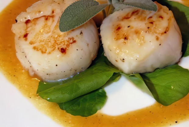 Гребешки с ванилью