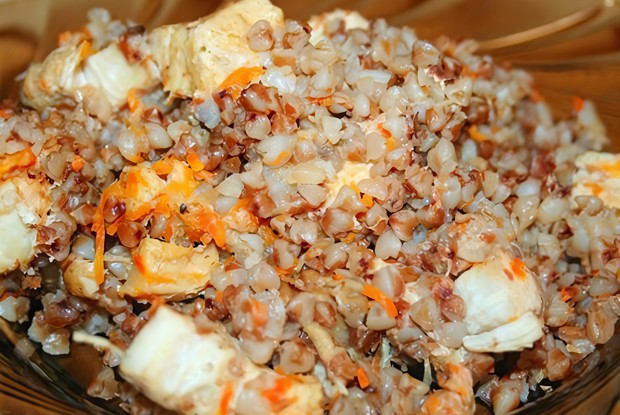 Гречка с курицей в мультиварке