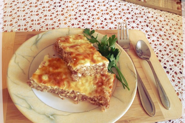 Гречневый крупеник с творогом