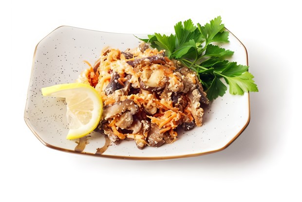 Грибы с лимонной начинкой