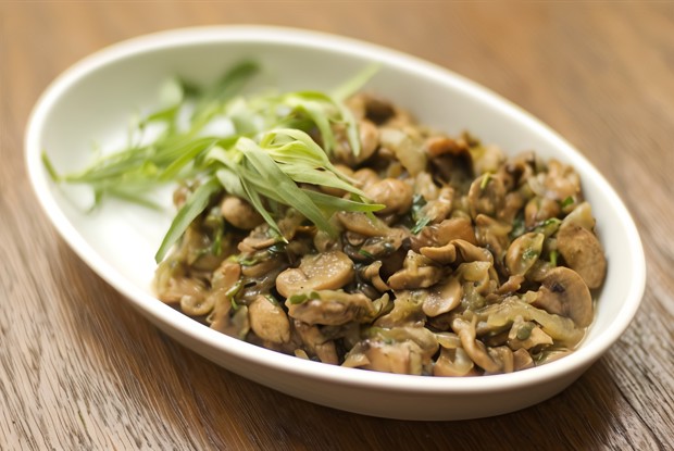 Грибы с тархуном