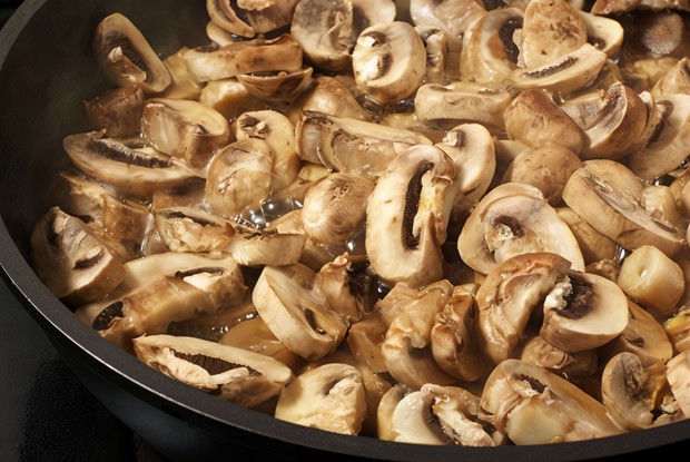 Грибы жареные