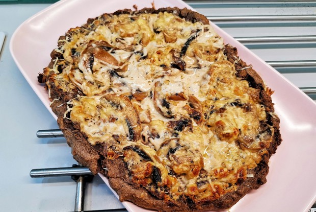 Грибная кето-пиццетта