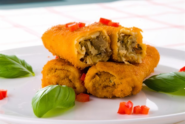 Грибные крокеты