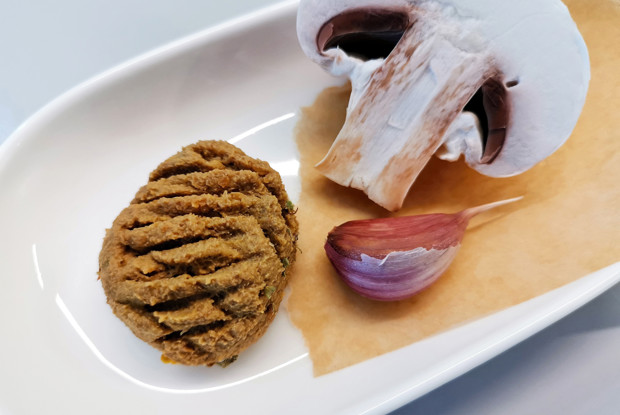 Грибной паштет из говяжьей печени