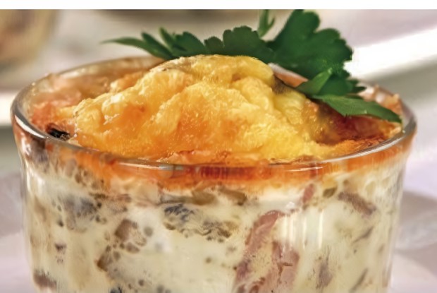 Грибное рагу со сливками