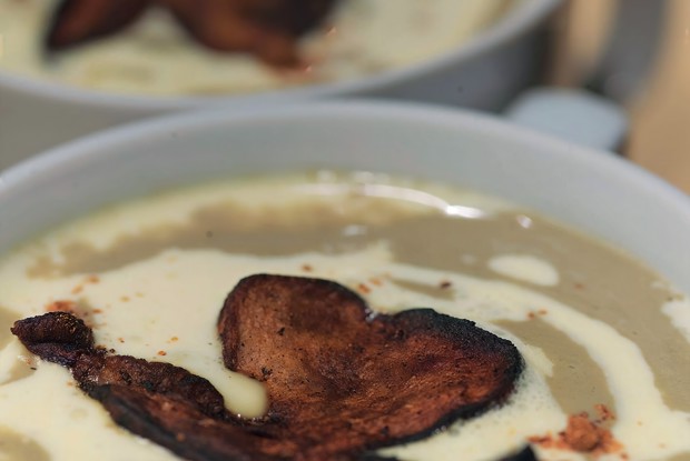 Грибной капучино