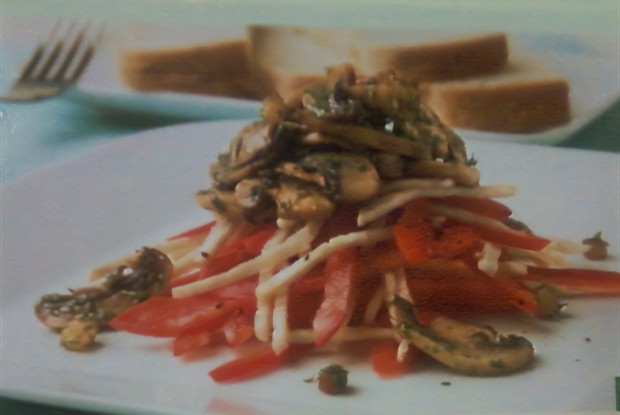 Грибной салат по-еревански