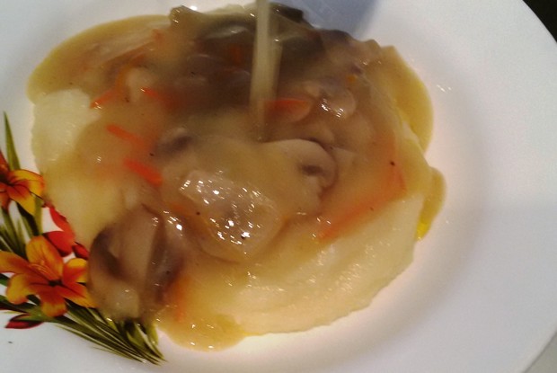 Грибной соус с зеленью