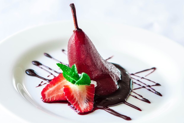 Груша в соусе убриако