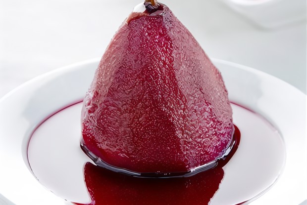 Груши в красном вине