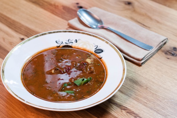 Харчо с копченой солью