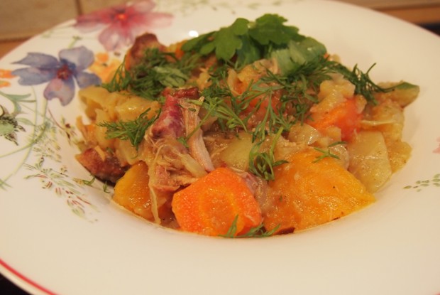 Ühepajatoit (овощное рагу по-эстонски)