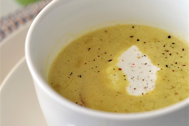 Хлебный суп с яблоками