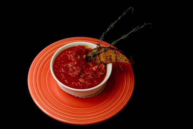 Хлебно-томатный суп