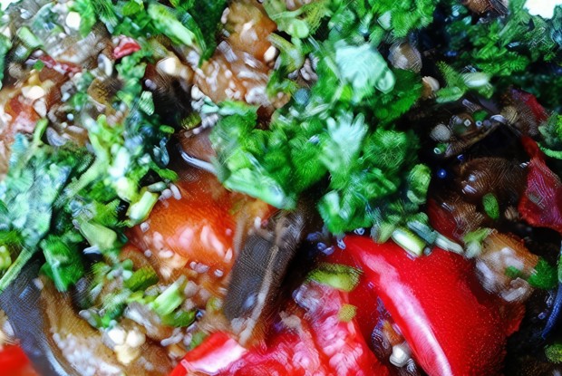 Холодная закуска из баклажанов