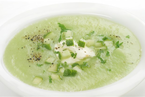 Холодный огуречный суп