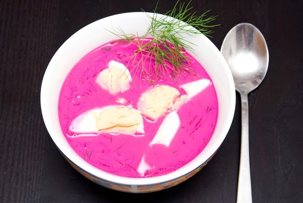 Холодный свекольный суп