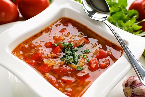 Холодный томатный суп