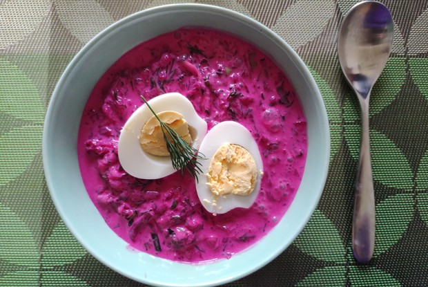 Холодник на кефире