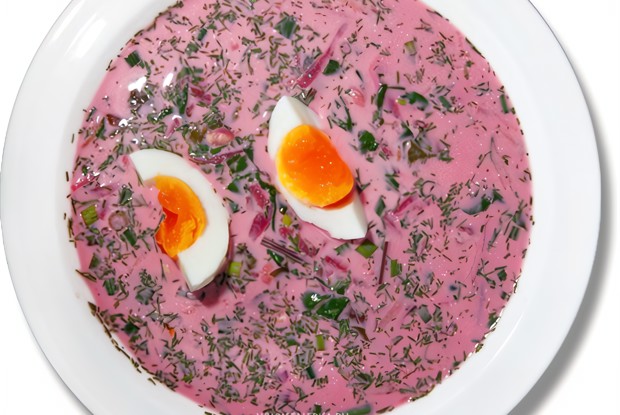 Холодник на свекольном квасе