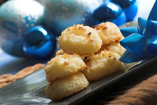 Хрустящее кокосовое печенье