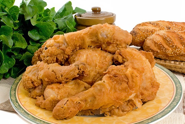 Хрустящие куриные бедрышки