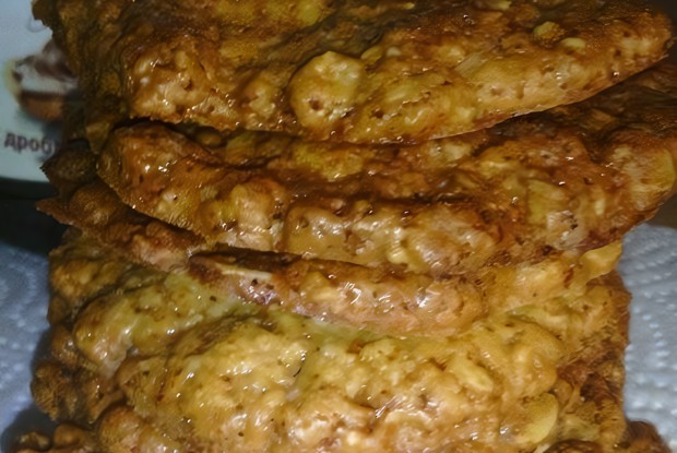 Хрустящее овсяное печенье без яиц