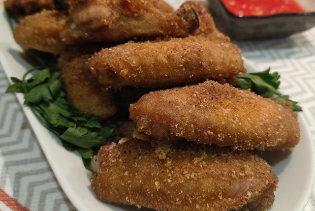 Хрустящие куриные крылышки