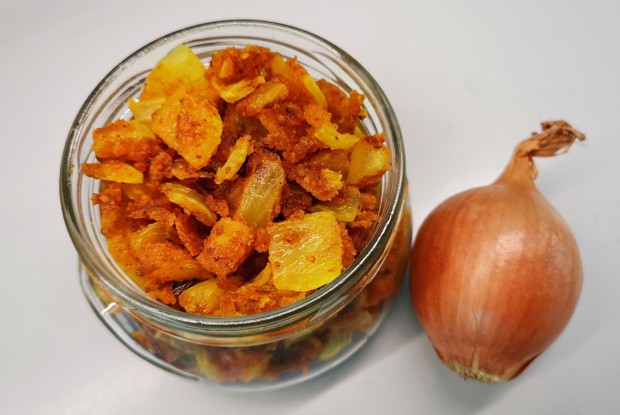 Хрустящий жареный лук