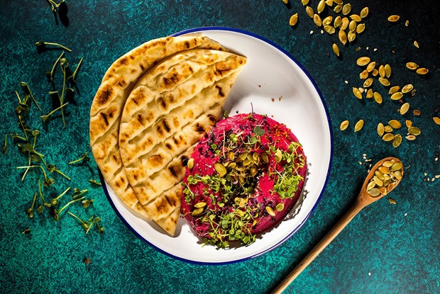 Хумус из свеклы