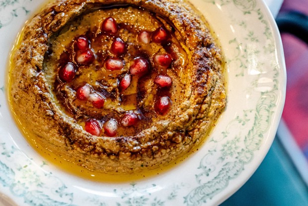 Хумус из тыквы с гранатом
