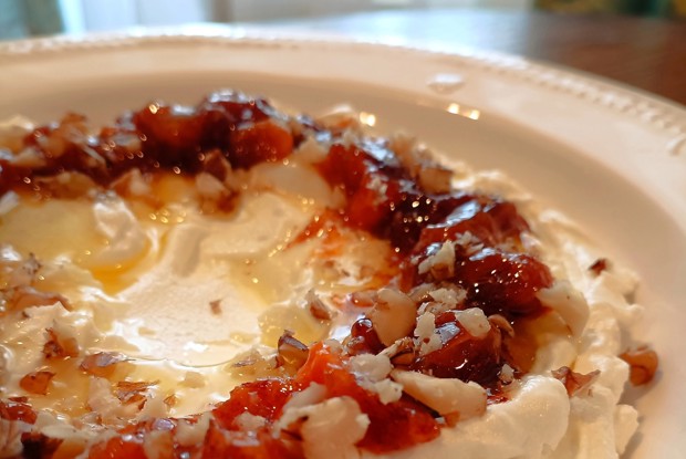 Хурма с йогуртом