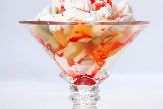 Имбирные взбитые сливки с цукатами