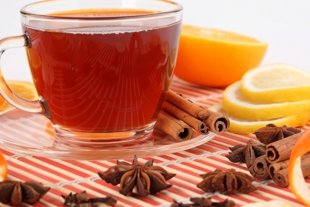 Имбирный чай с корицей
