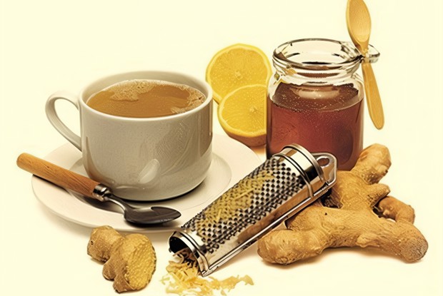 Имбирный чай с медом и черным перцем