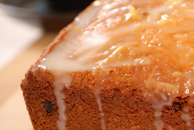 Имбирный пирог в апельсиновой глазури